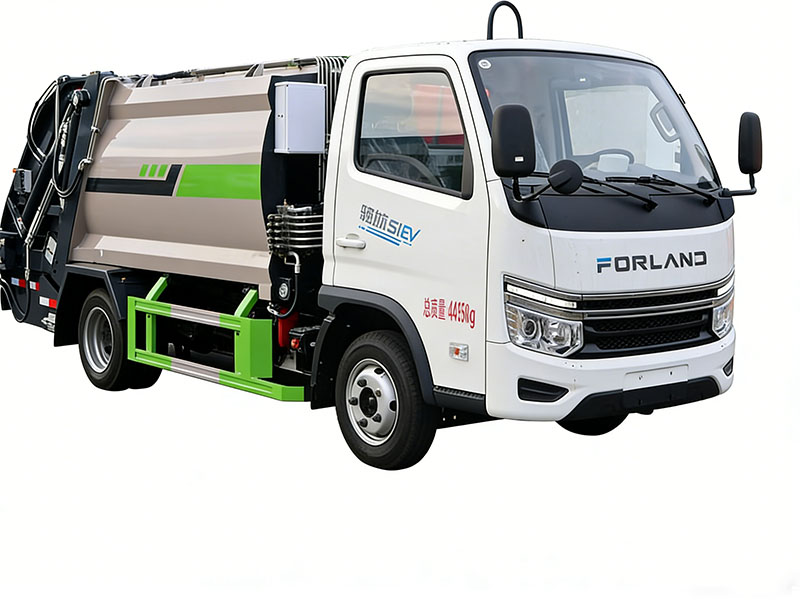 新能源纯电动福田5.8方压缩垃圾车