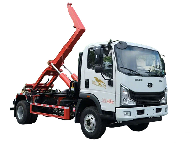 蓝牌重汽豪曼重载勾臂垃圾车