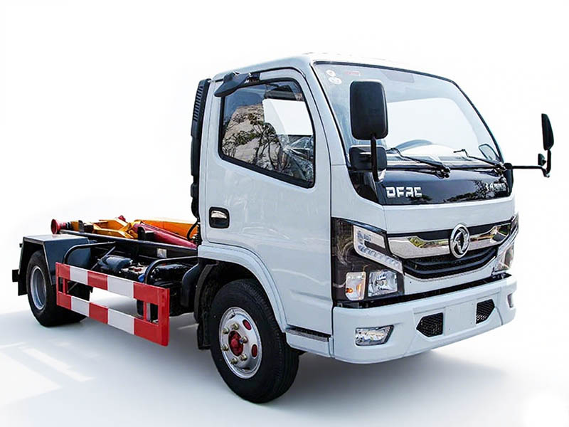 东风多利卡5方勾臂垃圾车