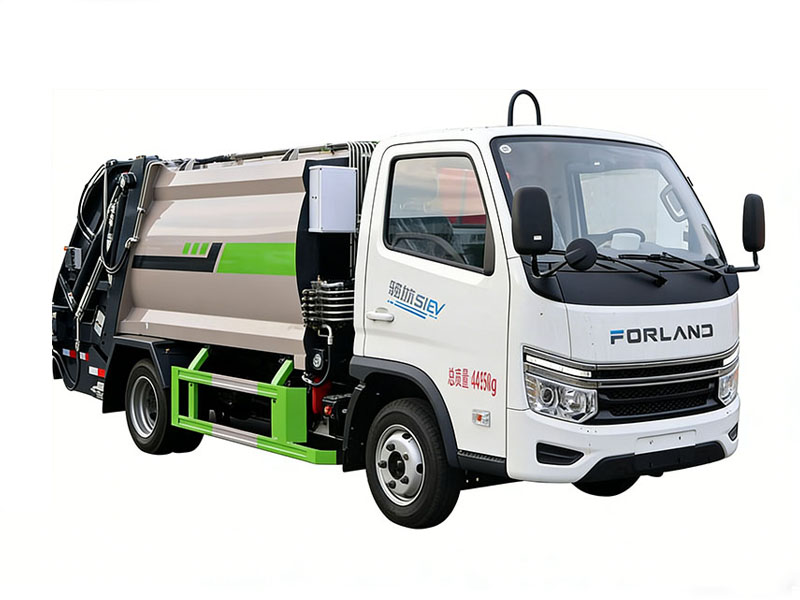 新能源纯电动福田5.8方压缩垃圾车