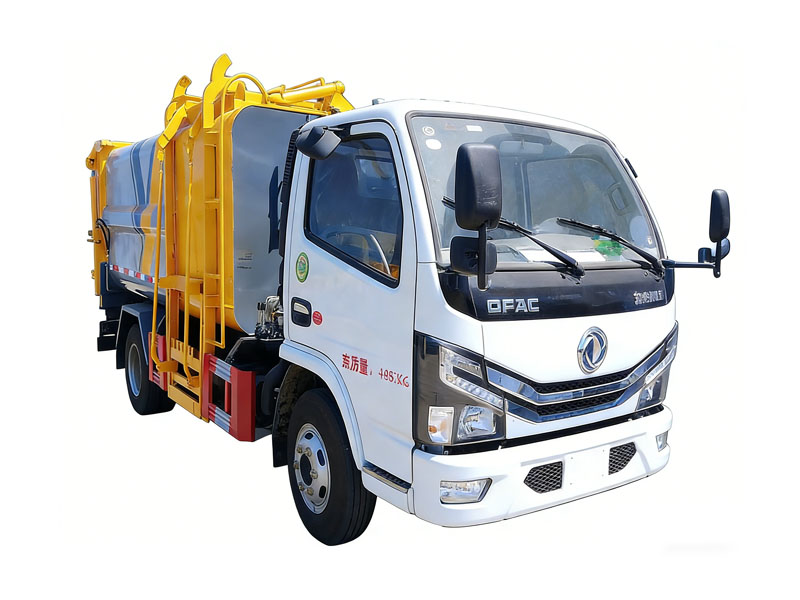 东风多利卡7方侧装压缩垃圾车